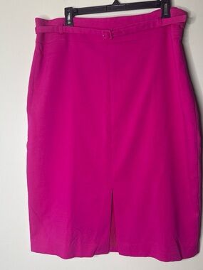 Ann Taylor Classic High-Waist Pencil Skirt in Fuchsia